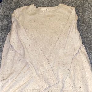 Cream sweater/long sleeve shirt